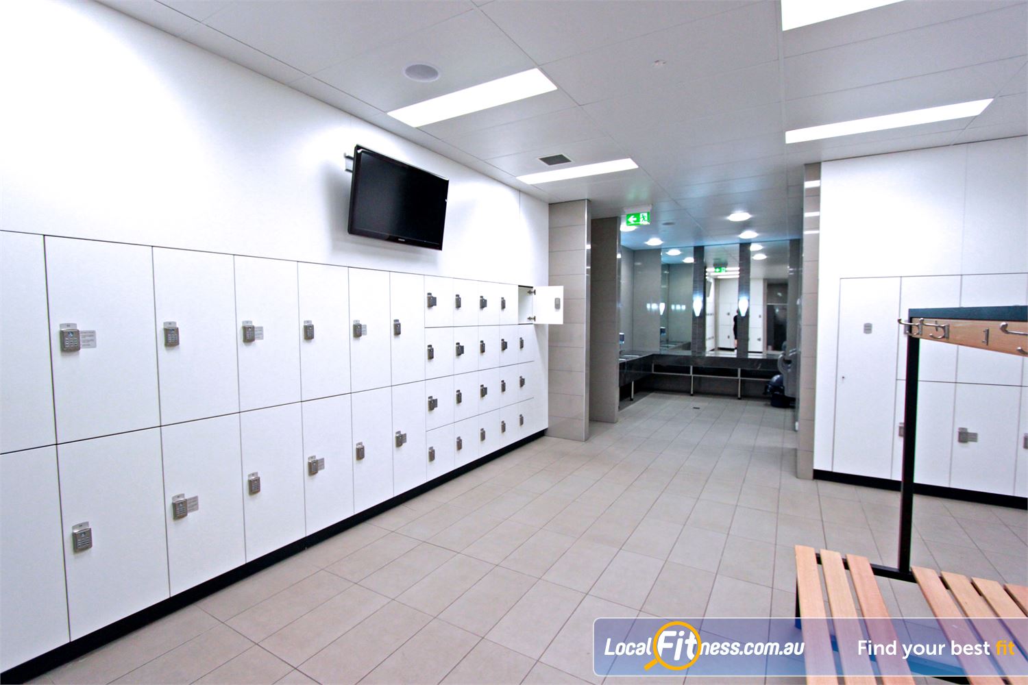 Genesis Health + Fitness Near Watsonia Spacious locker facilities for your valued belongings.