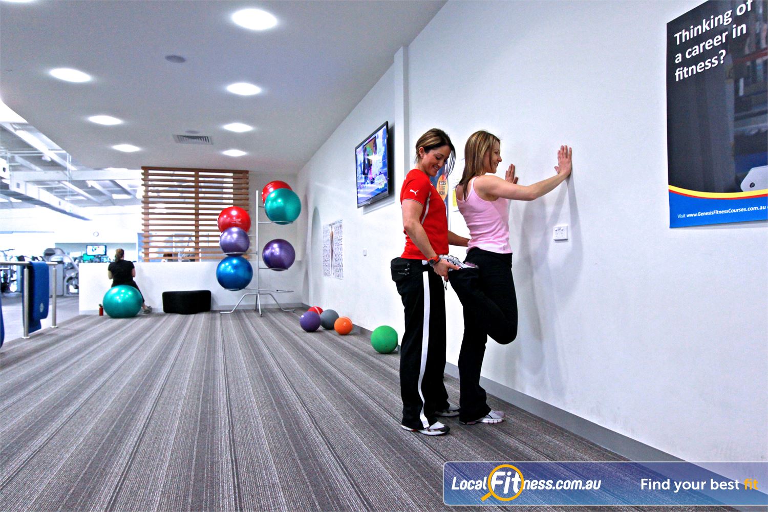 Genesis Health + Fitness Near Watsonia Bundoora personal trainers can help incorporate stretching into your workouts.