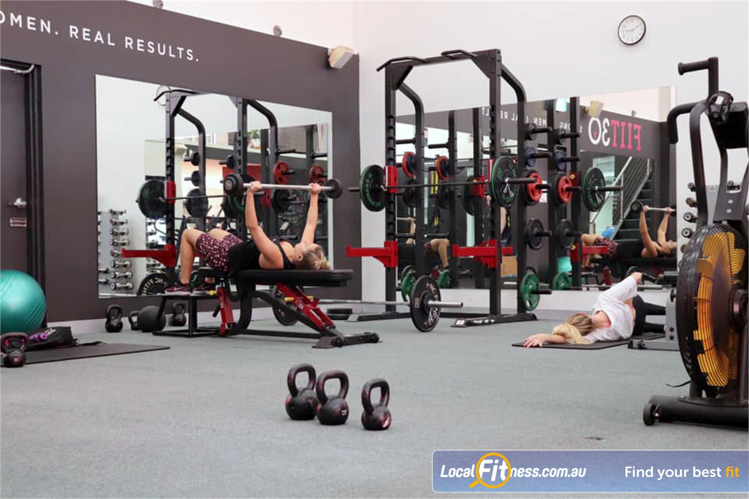 Fernwood Fitness Near Yowie Bay Our gym is fully equipped for Miranda women&#39;s strength training.