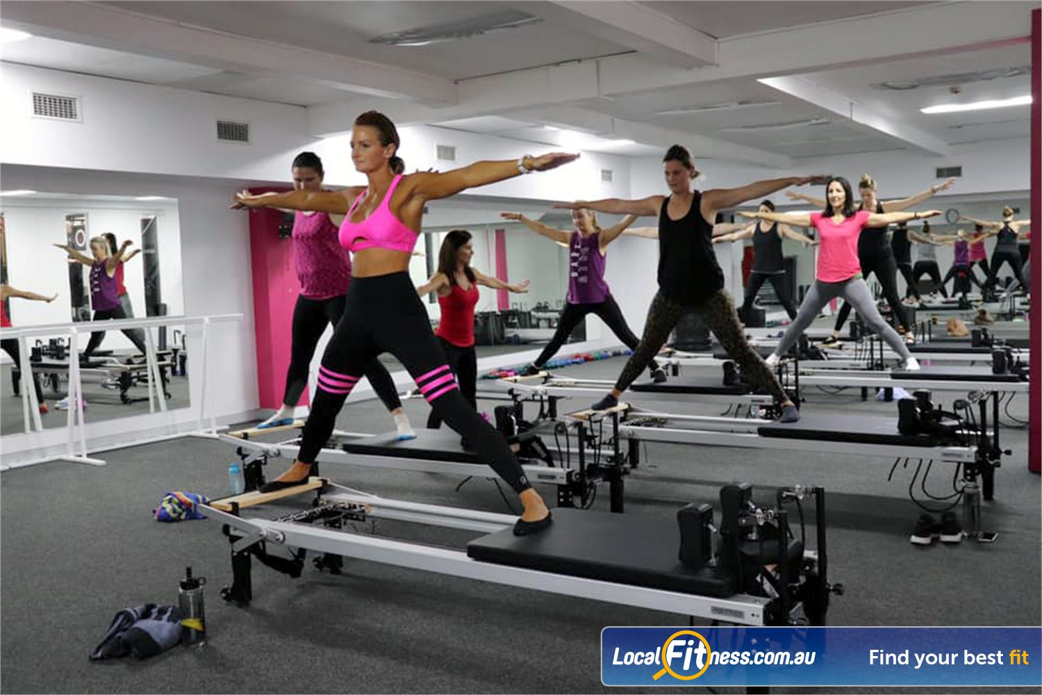 Fernwood Fitness Miranda Miranda Reformer Pilates is great for developing long and lean muscles.