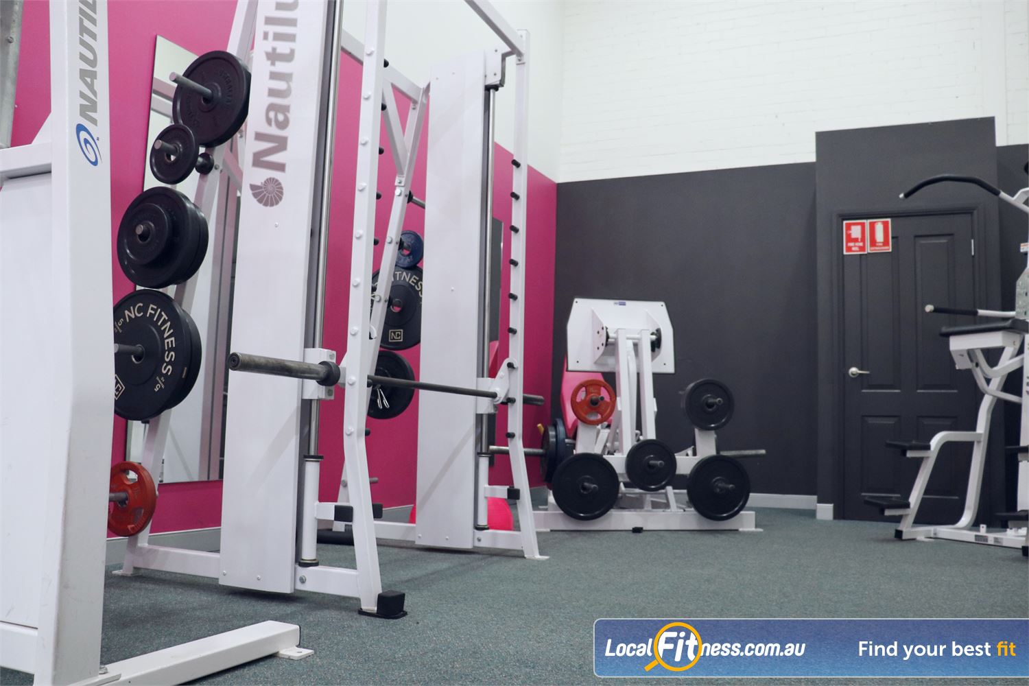 Fernwood Fitness Near Caringbah Our Miranda gym area includes a range of plate loading equipment.