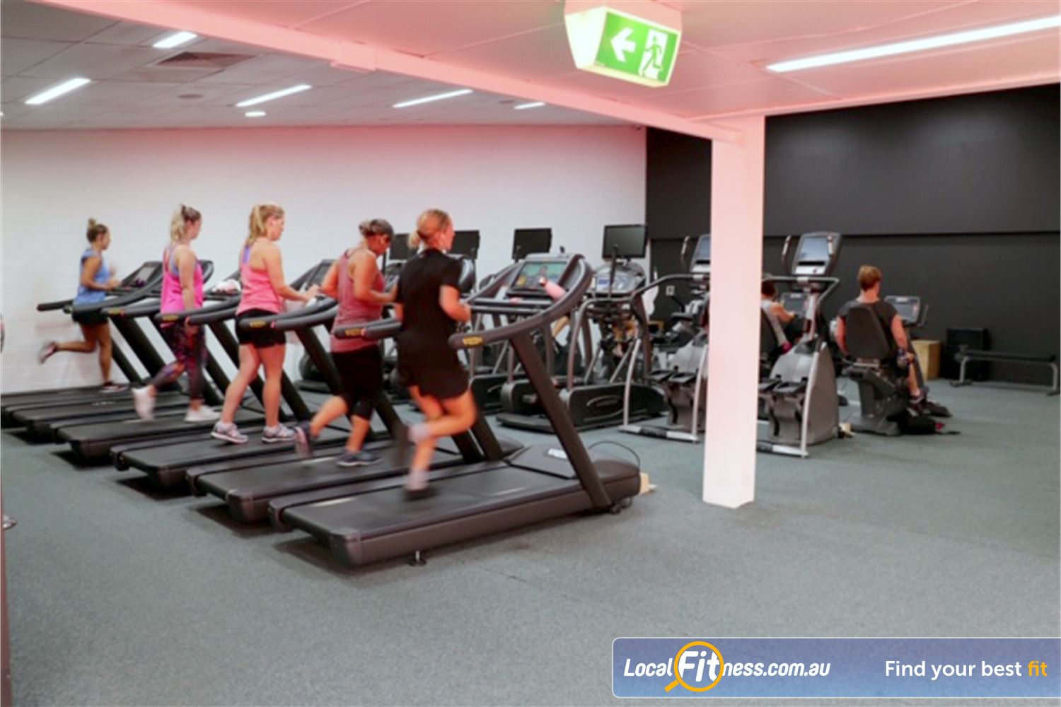 Fernwood Fitness Near Yowie Bay Cardio training day or night at Fernwood Miranda 24/7 gym.