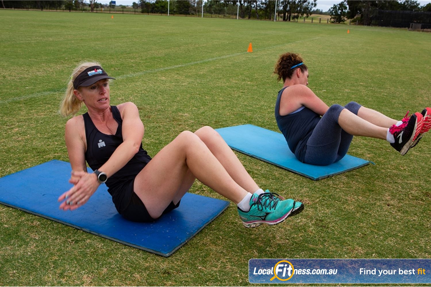 Step into Life Essendon Work your core with Essendon outdoor group fitness.