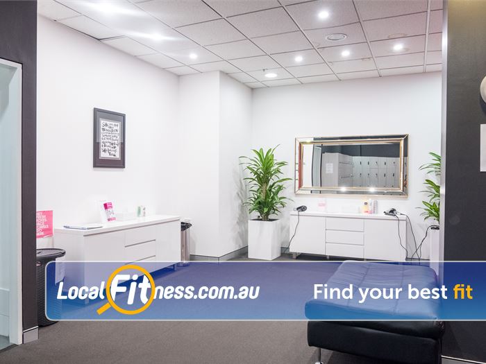 Fernwood Fitness Near Westleigh The exclusive change room area is fit for a queen.
