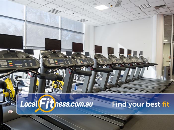 Fernwood Fitness Hornsby The state of the art Hornsby womens gym cardio area.