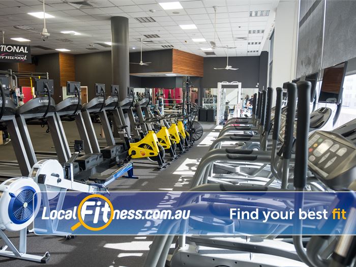 Fernwood Fitness Near Thornleigh Treadmills, rowers, cycle bikes and more.
