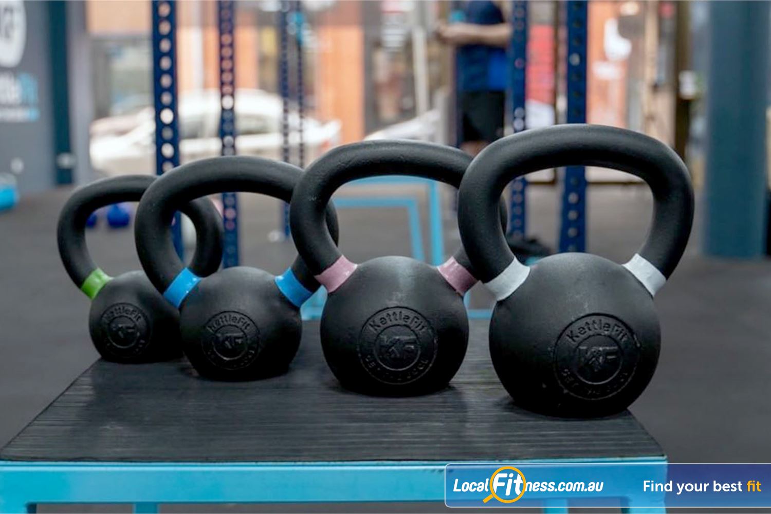 KettleFit Near St Kilda East We have Kettlebells that cater for beginners all the way up to advanced trainers.