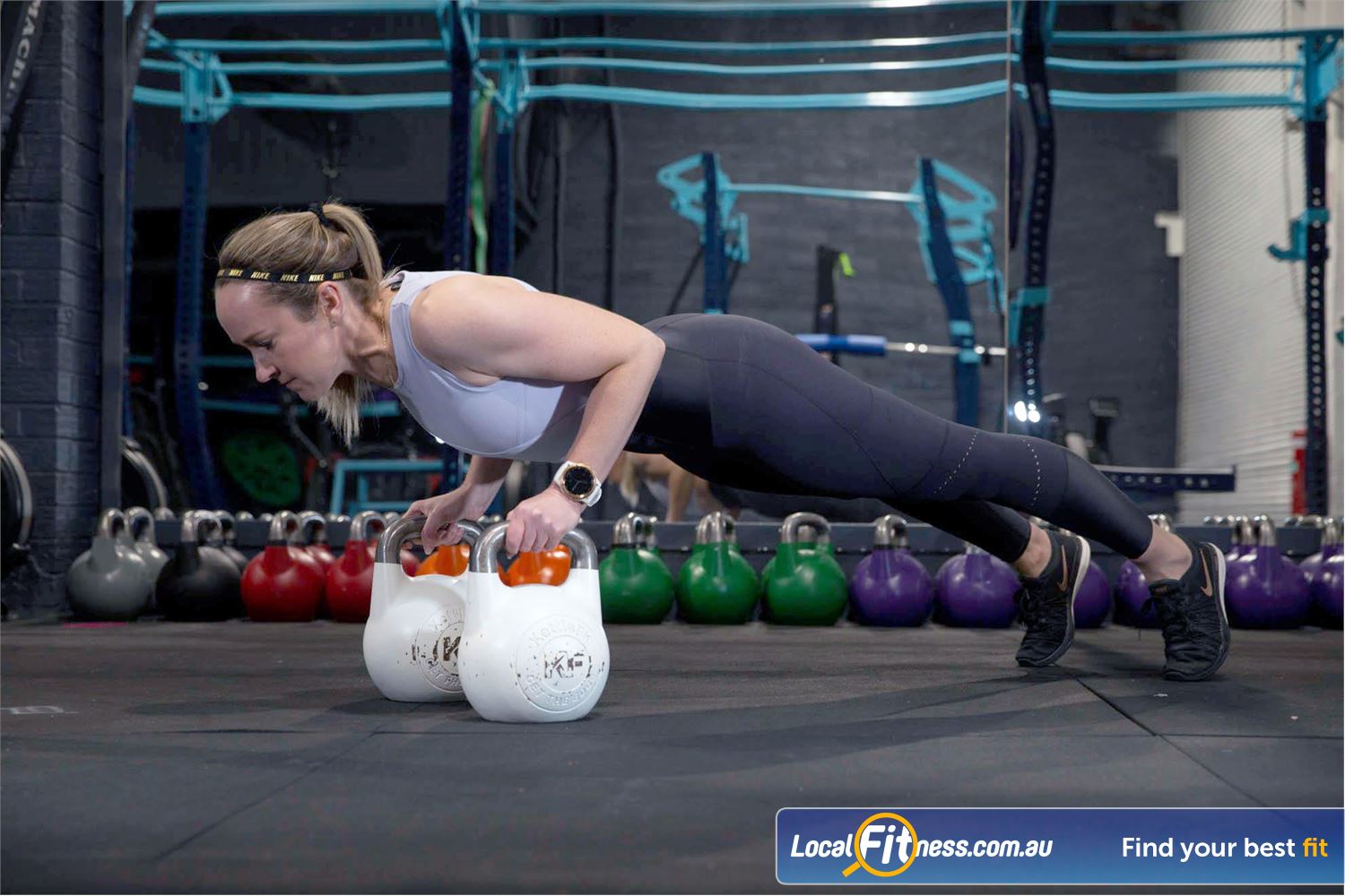 KettleFit Near St Kilda East KettleFit Windsor gym delivers a different workout every day.