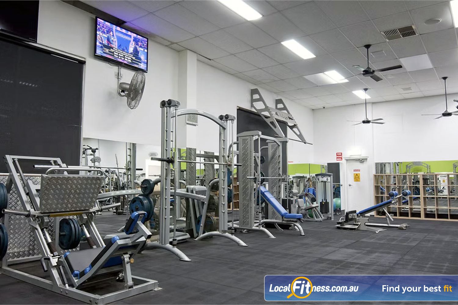Fit Express 24/7 Near Templestowe Strength training includes heavy duty smith machines, leg presses and more.