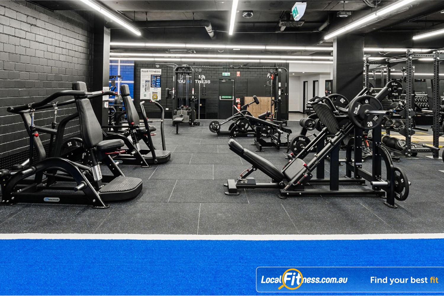 Plus Fitness Newtown Experience state-of-the-art strength equipment in Newtown.
