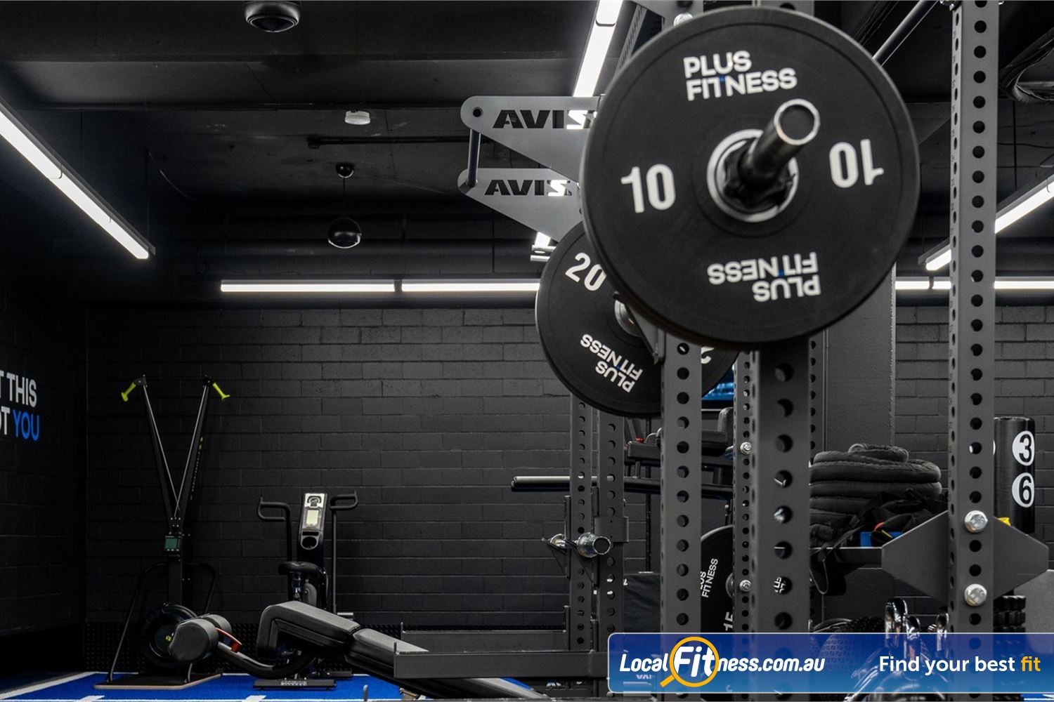 Plus Fitness Newtown Heavy duty Olympic lifting platforms in Newtown.