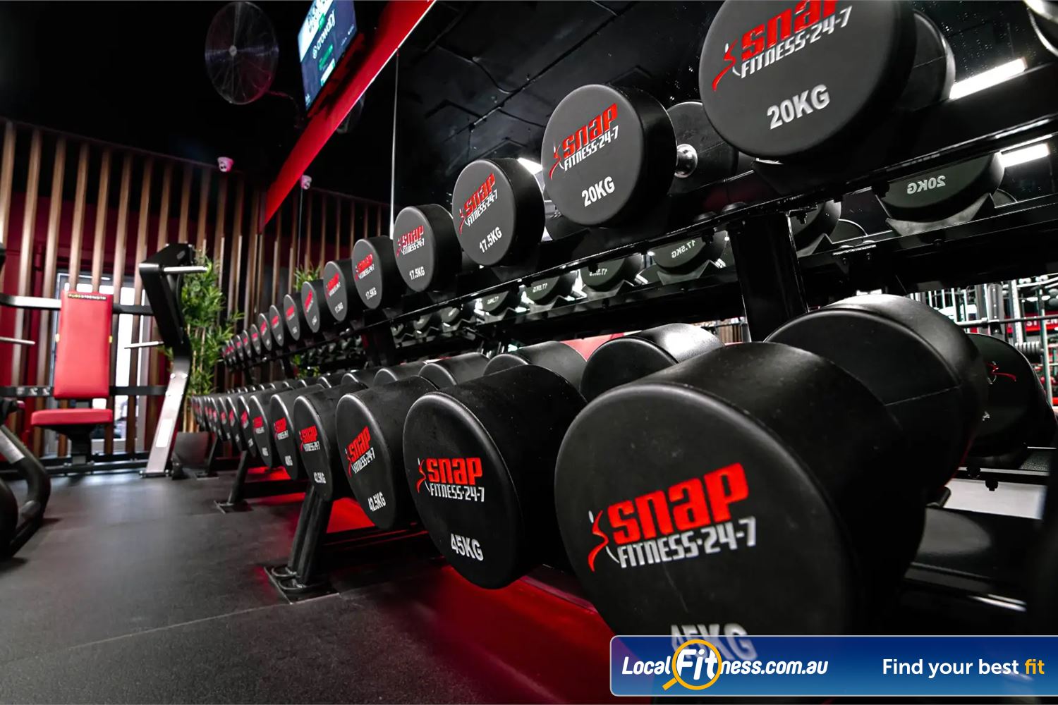 Snap Fitness Near Pennant Hills Our 24/7 Beecroft gym includes a fully equipped free-weights area.