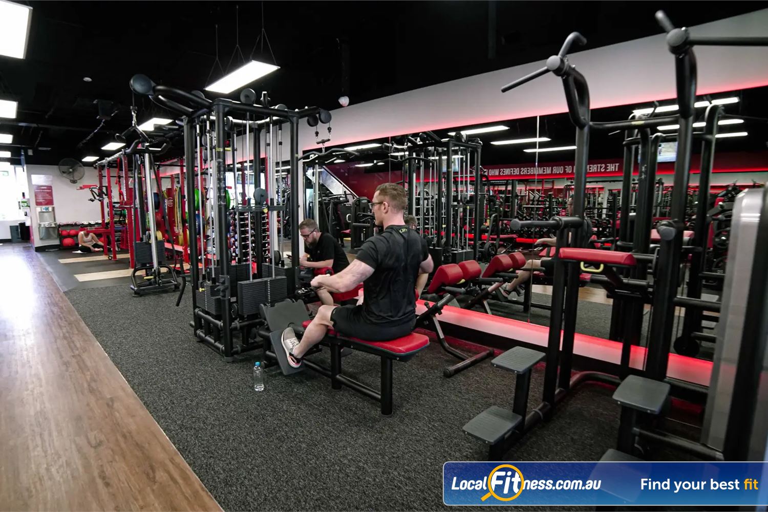 Snap Fitness Near Pennant Hills Strength training with easy to use pin-loading machines.