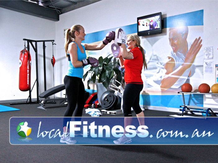 Genesis Health + Fitness Near Petrie Challenge yourself and improve cardio with cardio boxing.