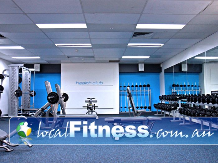 Niddrie Health Club Niddrie The fully equipped Niddrie gym free-weights area.