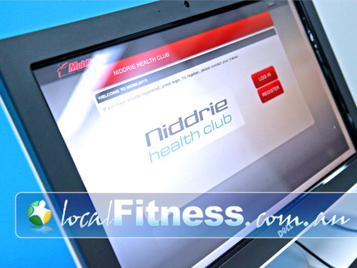Niddrie Health Club Niddrie Exclusive to the Niddrie Health Club, MobileFit helps monitor your gym progress.