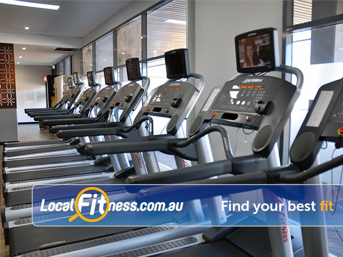 Trizone Fitness Near Heathridge State of the art cardio with personal entertainment screens.