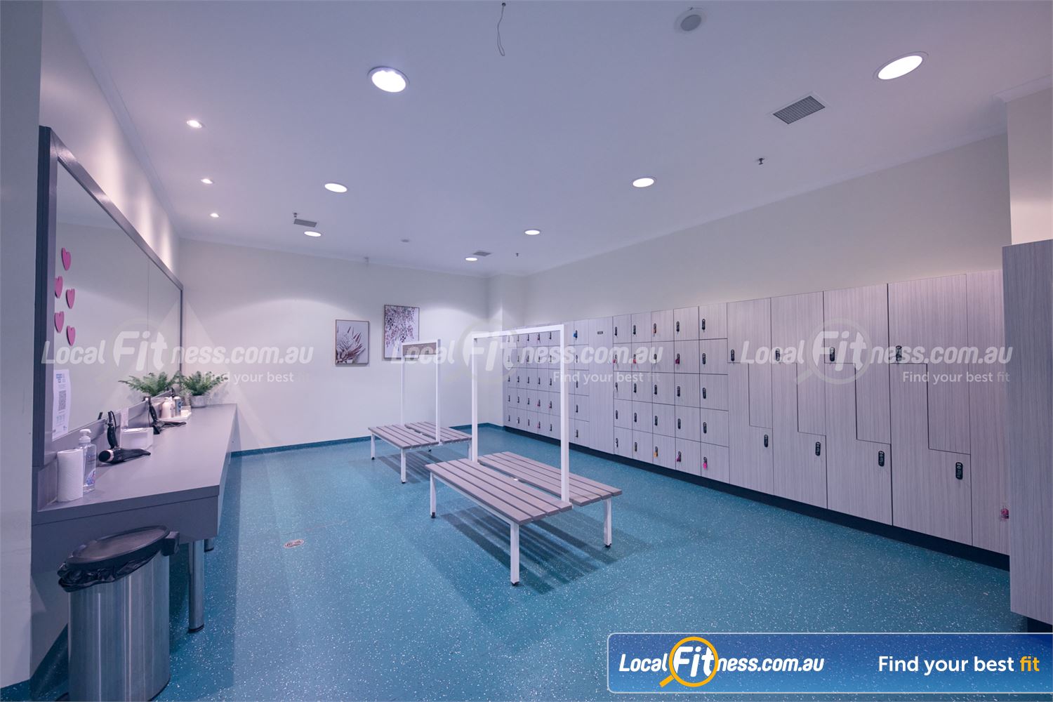 Fernwood Fitness Mornington Complimentary toiletries and spacious locker facilities to store your belongings.