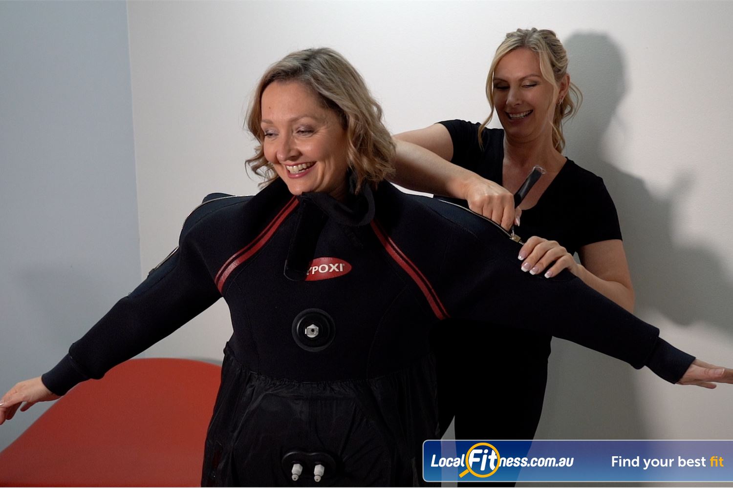 HYPOXI Tarneit at Fernwood Near Werribee The Vacunaut technology targets stubborn fat around the stomach and hips.