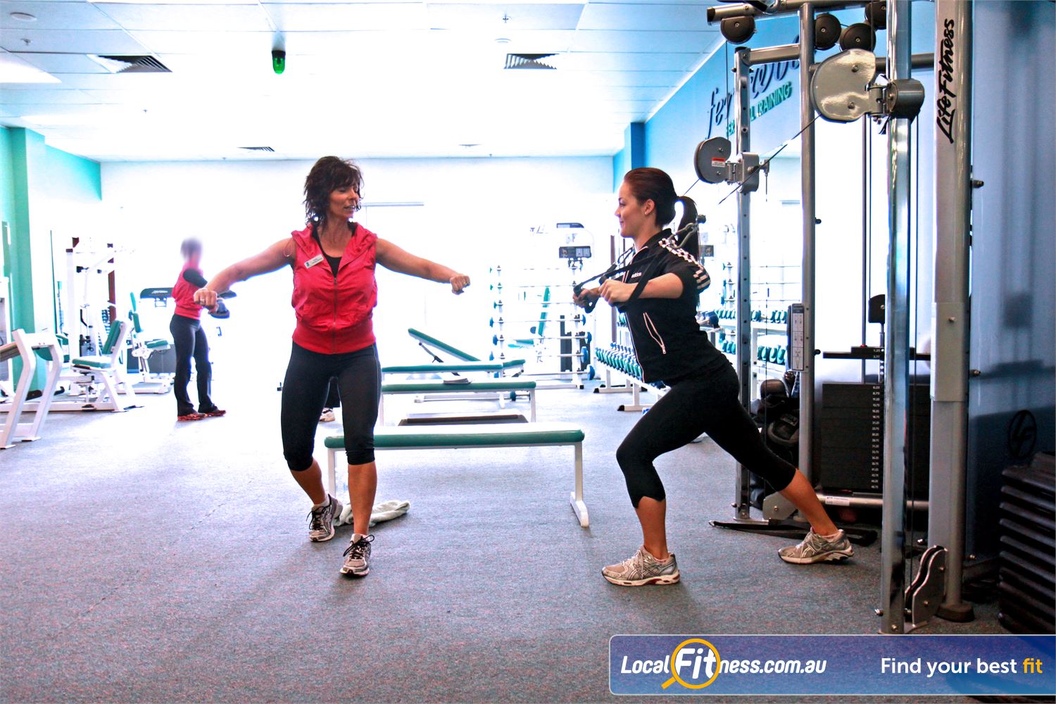 Fernwood Fitness Near Palmerston Member Motivators are always on the floor to help you at Fernwood Gungahlin gym.