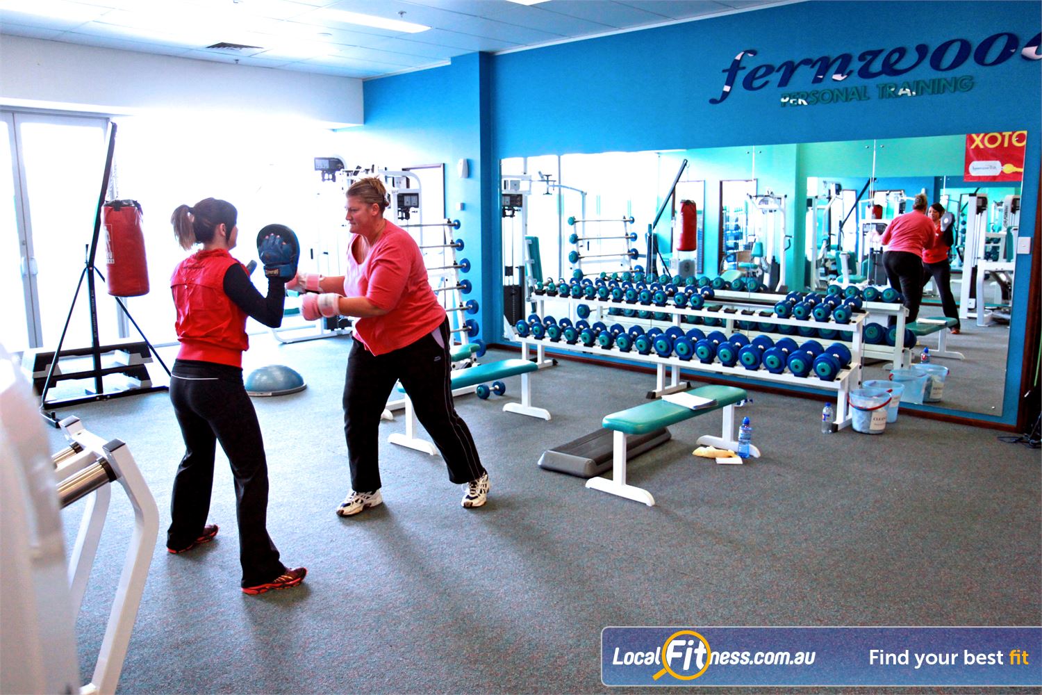 Fernwood Fitness Gungahlin Fernwood Gungahlin gym instructors can incorporate cardio boxing into your weight loss program.