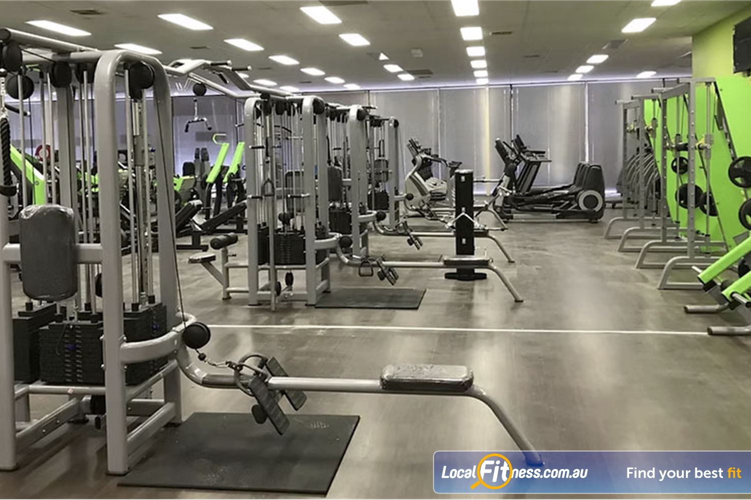 Fit Express 24/7 Reservoir Multiple rows of state-of-the-art pin-loading equipment for all muscle groups.