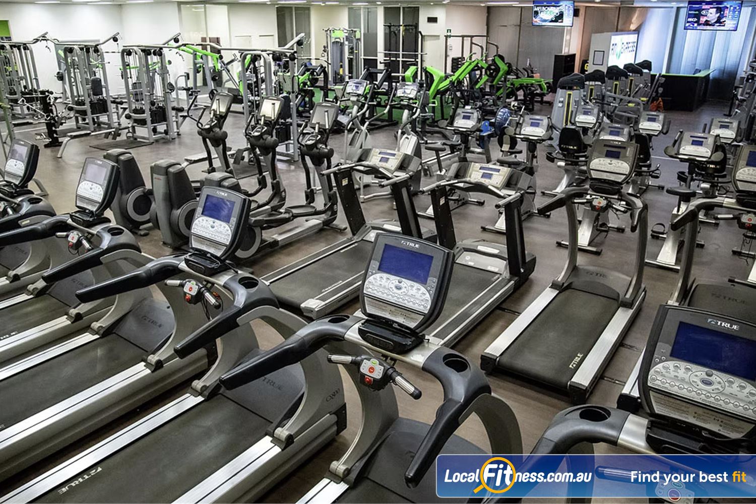 Fit Express 24/7 Reservoir The cardio area in our spacious&#160;gym in Reservoir.