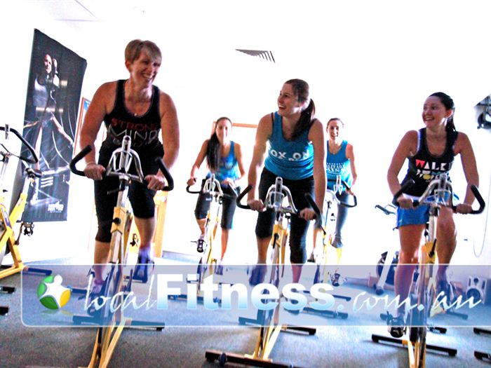 Fernwood Fitness Near Westlake Dedicated Jindalee spin cycle studio.
