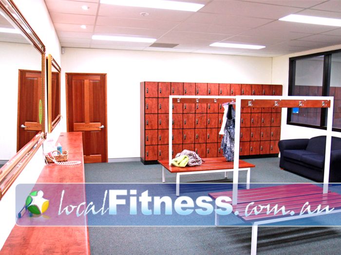 Fernwood Fitness Jindalee The spacious Fernwood Jindalee change rooms.
