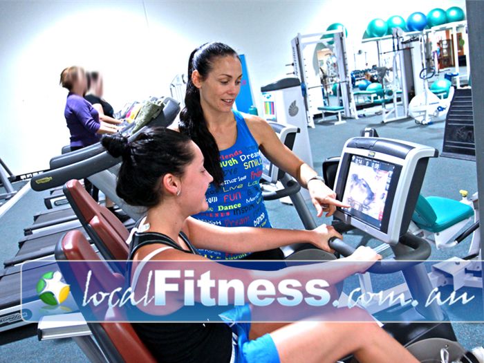 Fernwood Fitness Near Middle Park Luxury training with personal entertainment units on each machine.
