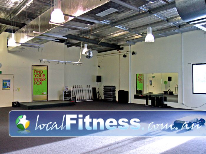Fernwood Fitness Jindalee Private ladies only aerobics studio for our Jindalee group fitness classes.