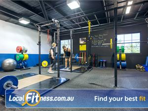 Goodlife Health Clubs HIIT Subiaco  | The huge hi-performance strength cage in our functional