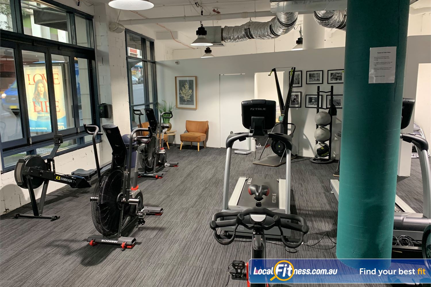 Rushcutters Health Rushcutters Bay The NEW 330 square metre Rushcutters Bay gym has a full strength and cardio setup.
