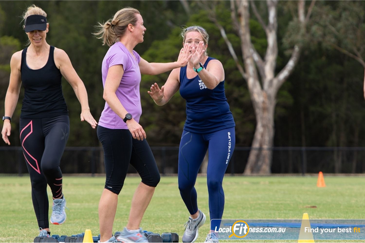 Step into Life Graceville Work your cardio with Graceville outdoor group fitness.