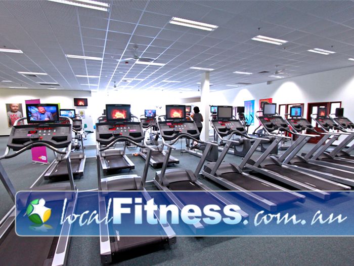 Fernwood Fitness Near Greenfield Park Luxury training with personal entertainment units on our machines.