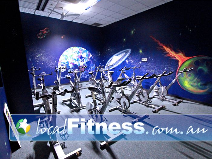 Fernwood Fitness Near Prairiewood Wetherill Park spin cycle classes provide encouraging music to keep you going.