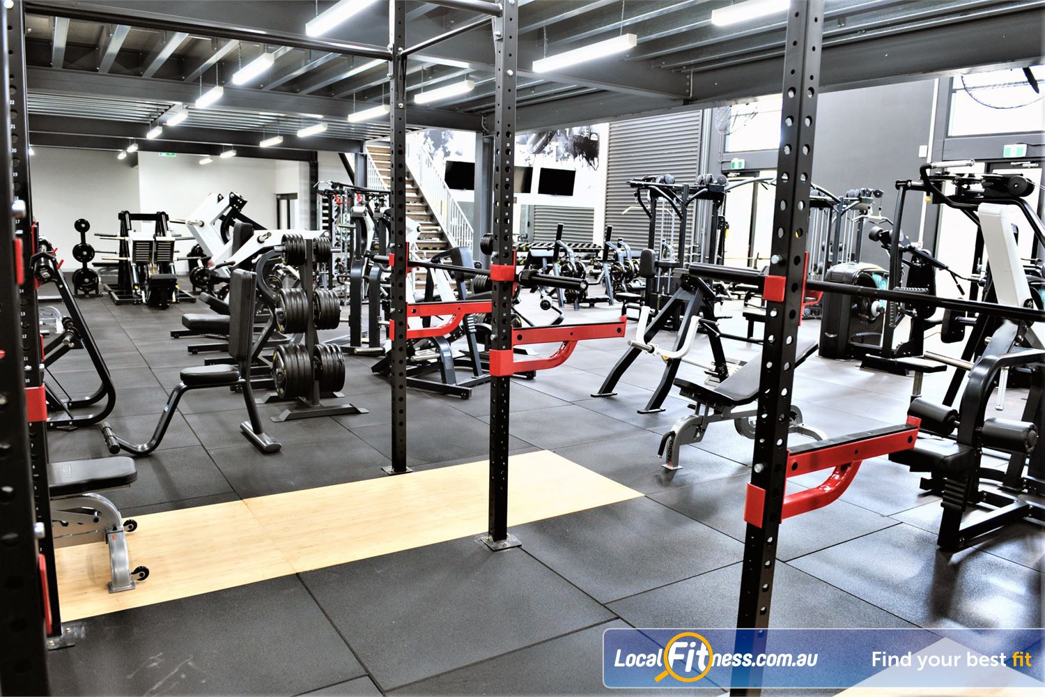 Weight of the World Fitness Near Altona Meadows Strength training wiht our lifting racks and deadlifting platforms.