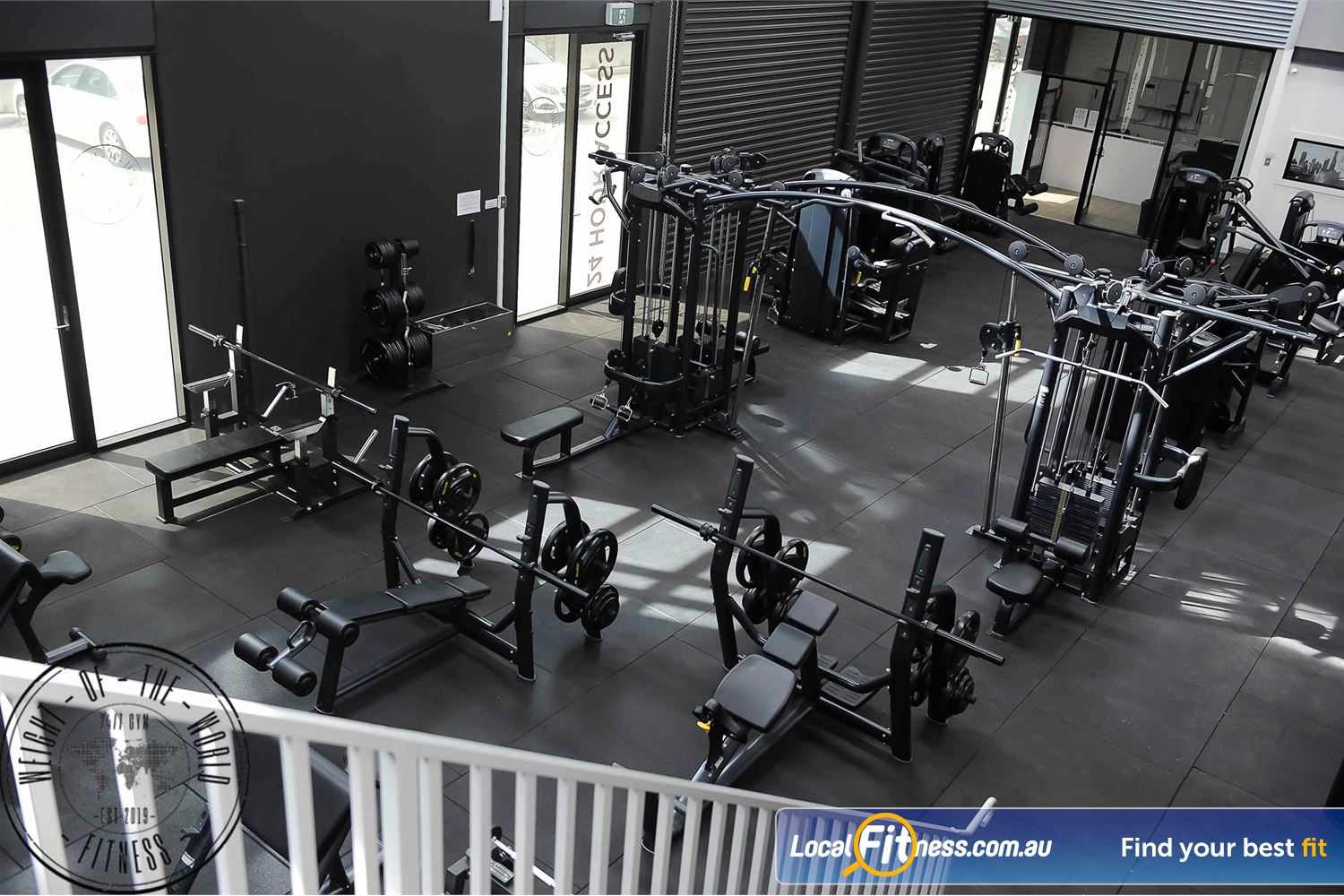 Weight of the World Fitness Near Altona Meadows Our Altona gym is spread across 2 levels.