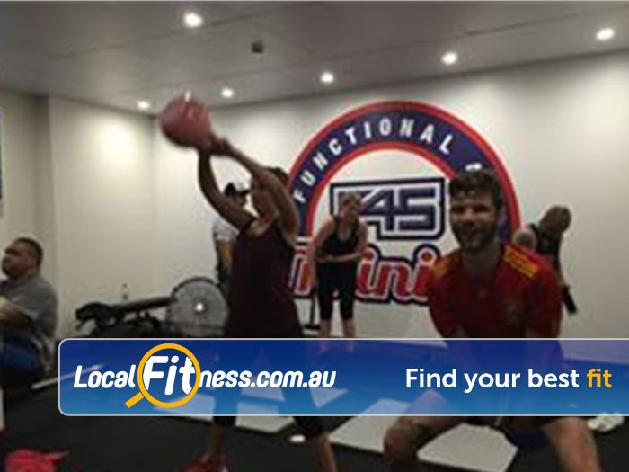 F45 Newtown Near St Peters Kettlebell lifts for days!