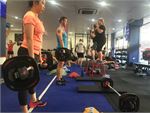 F45 Newtown Camperdown Gym Fitness Team training and a friendly