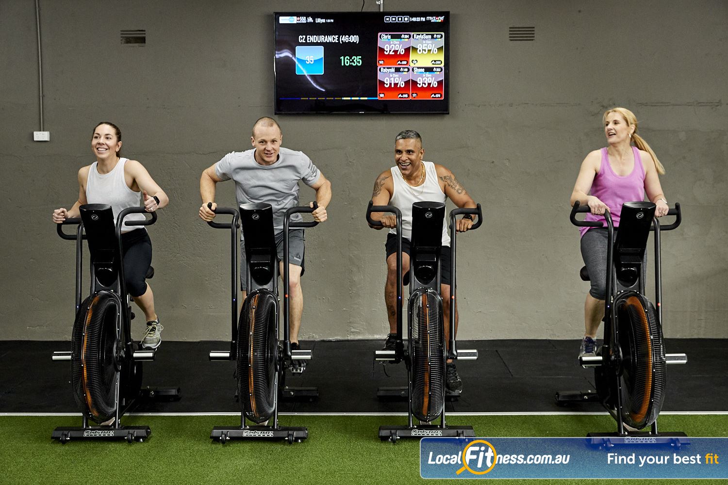 Coaching Zone Liverpool Get a HIIT workout using our Assualt Air Bikes.
