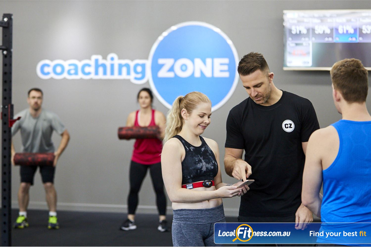 Coaching Zone Near Lurnea Book, monitor and track your workouts using the Coaching Zone app.