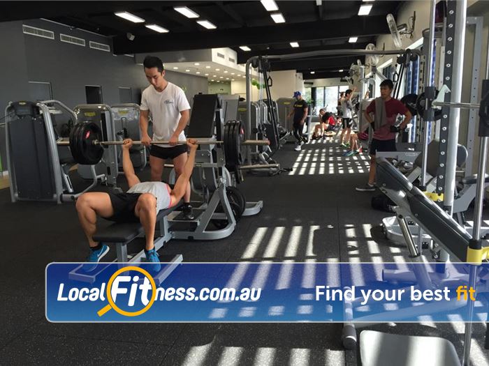 Paladdiam Fit Cabramatta Our Cabramatta gym provides a comprehensive free-weights area.