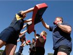 Step into Life St Kilda East Outdoor Fitness Outdoor Combine boxing and kicking and