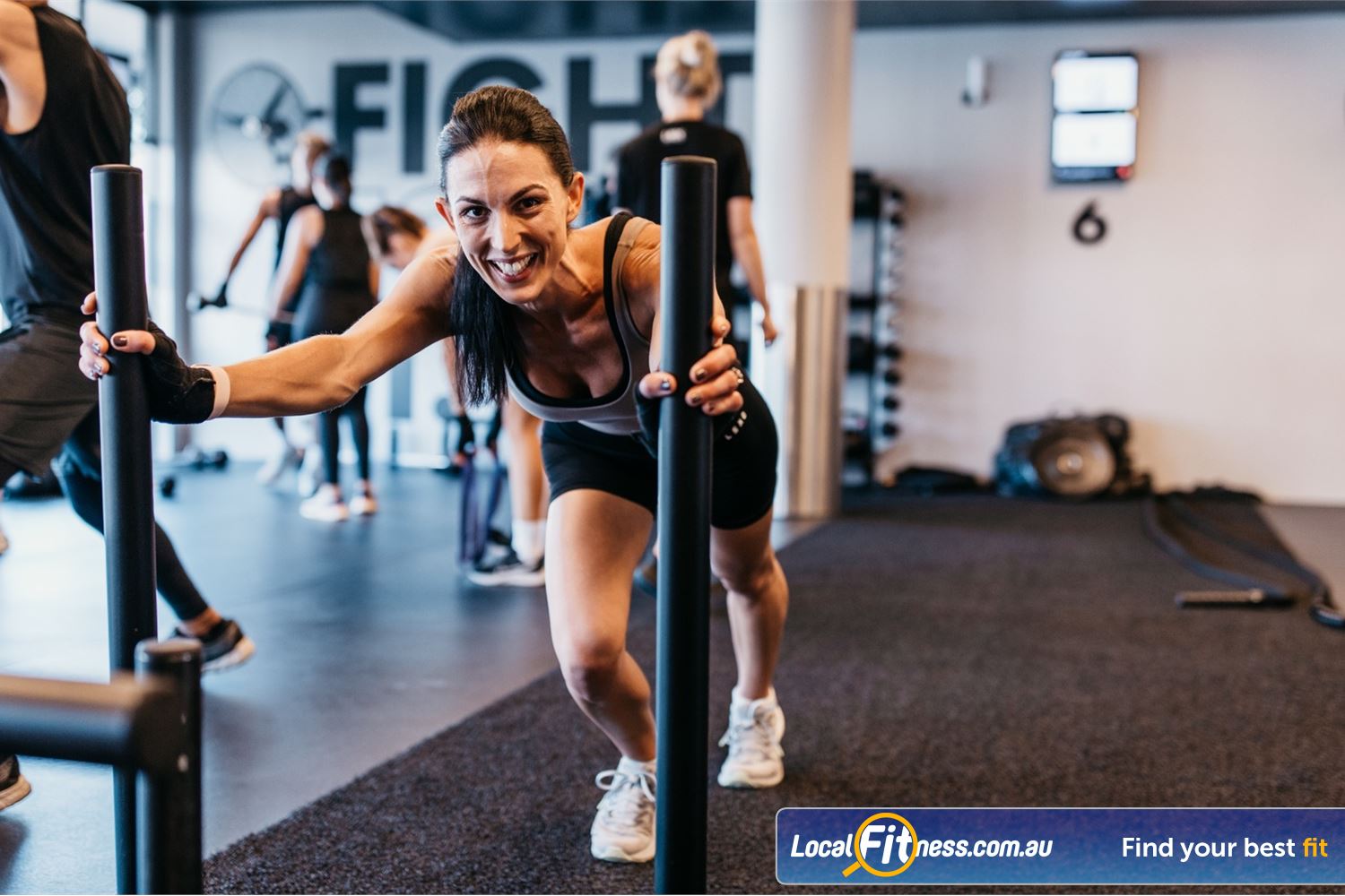 UBX Boxing + Strength Near Ripponlea Get a Balaclava HIIT workout with our indoor sled track.