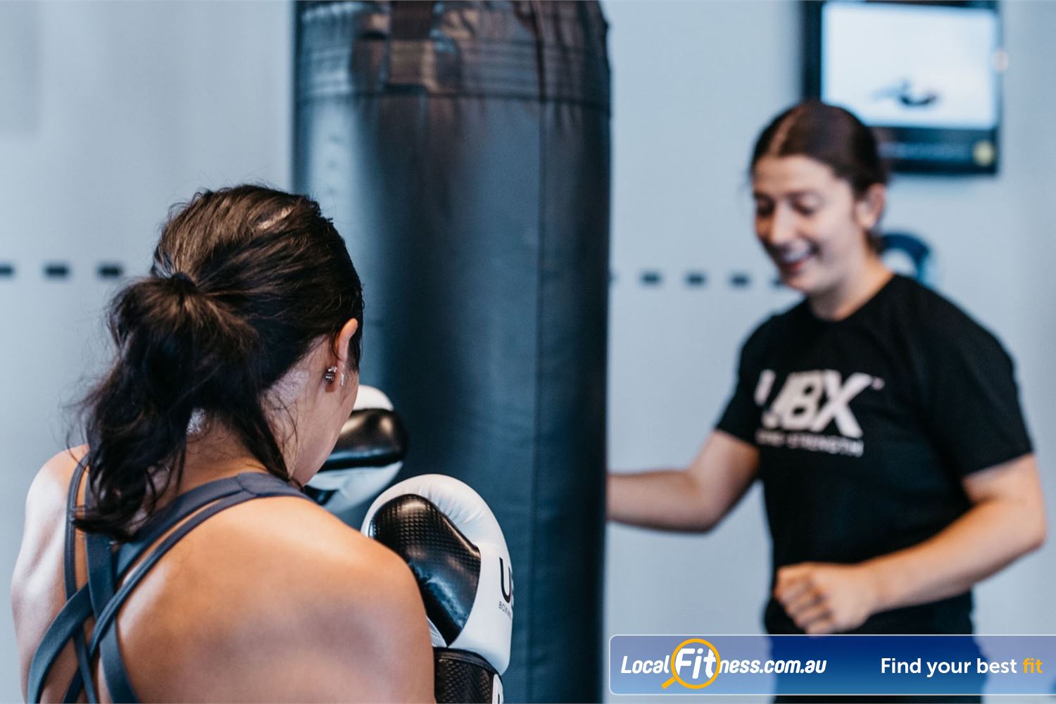 UBX Boxing + Strength Near St Kilda East Our Balaclava coaches will take you through a heavy boxing bag workout.