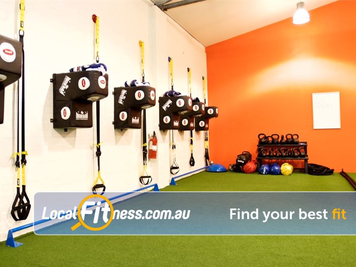 Fit Strong Training Hawthorn East Equipped for Crossfit, suspension training and high intensity group sessions.