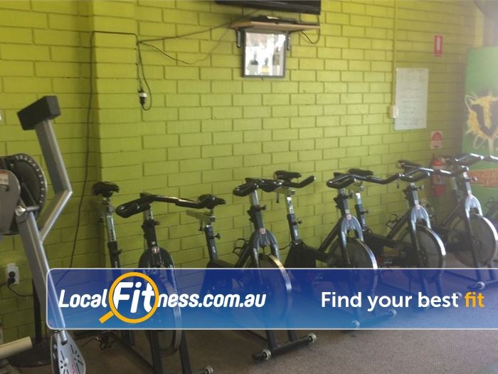 Healthy Vibes Personal Training Bulleen The Bulleen spin cycle area at Healthy Vibes.