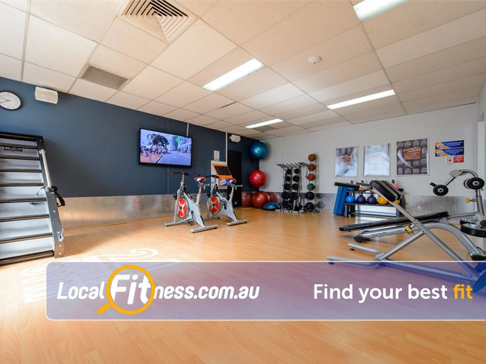 Plus Fitness 24/7 Near Westleigh The spacious Thornleigh group fitness studio.