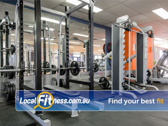 Plus Fitness 24/7 Near Westleigh Enjoy serious training with our heavy duty power racks and smith machine.